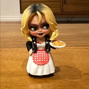 Pop Mart Chucky Bride Tiffany Figurine with Cookies